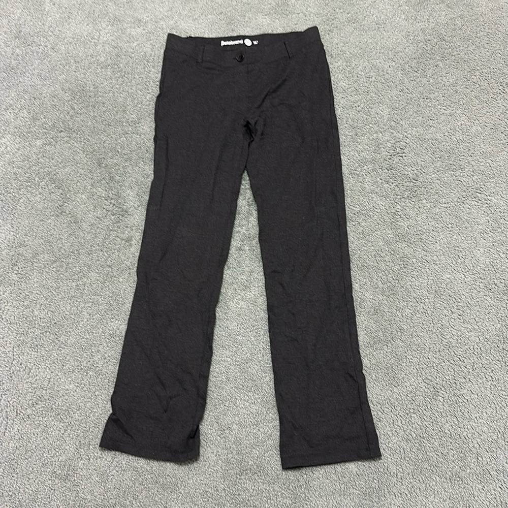 Betabrand Medium‎ Charcoal Dark Gray Dress Pull On Yoga Pant